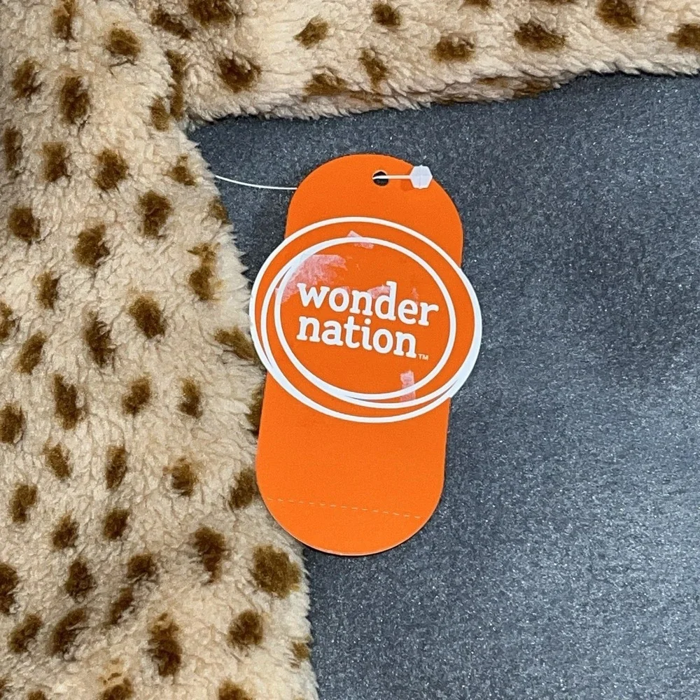 NwT Wonder Nation Baby Girls‎ Bunting Pram Snowsuit Cheetah Hooded 3-6 Months